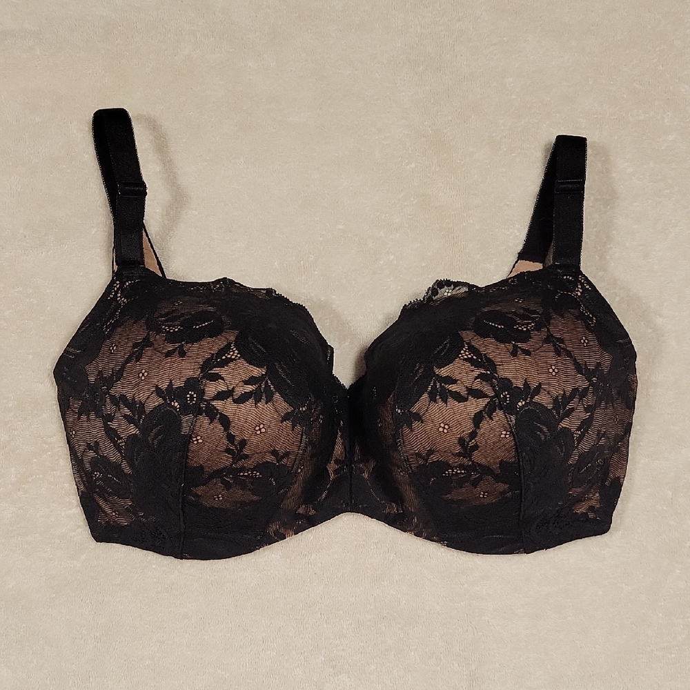 Elegant Black Lace Bra